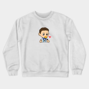 Messi cute doodle Crewneck Sweatshirt